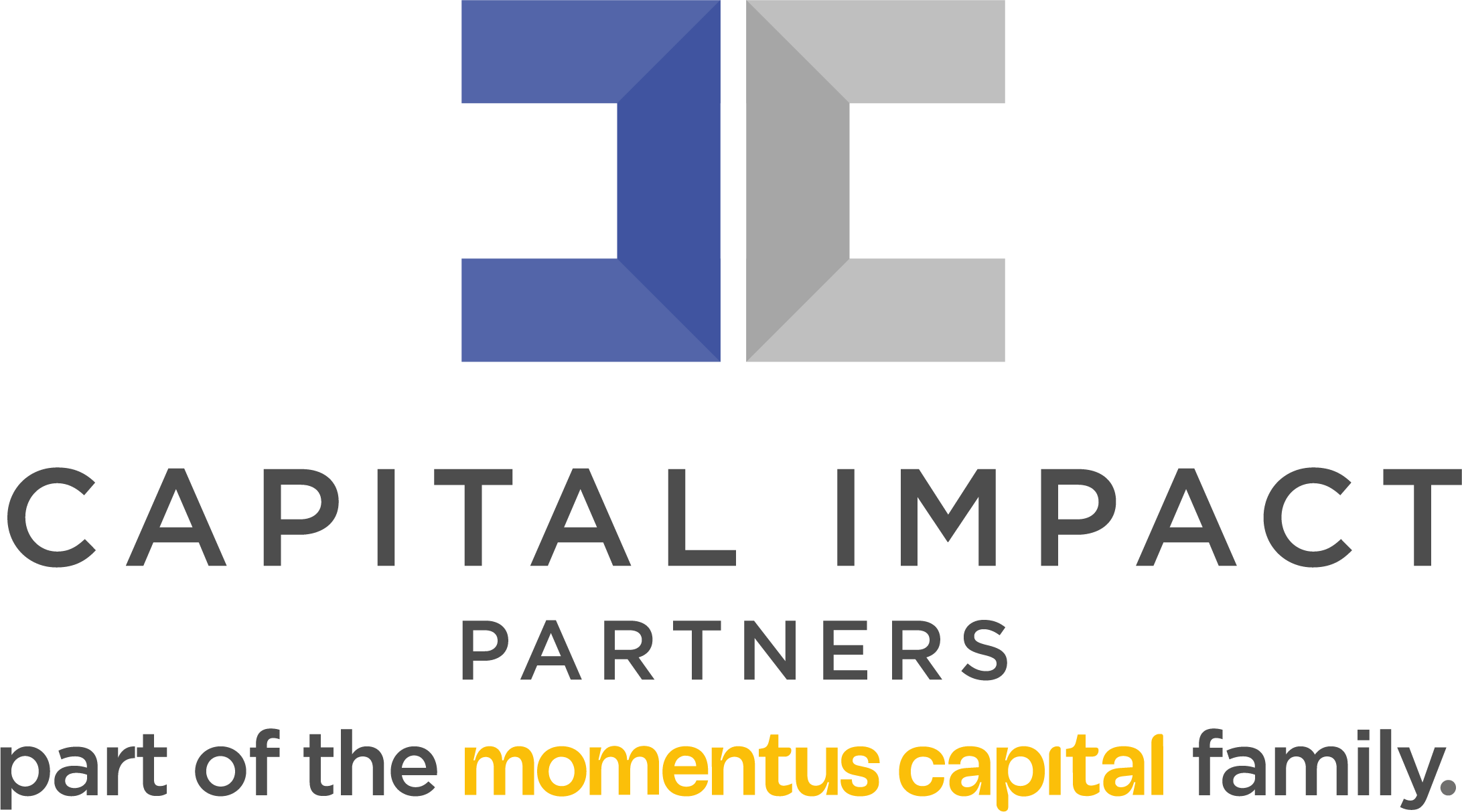 Capital Impact Partners Logo, with a mention of being part of the Momentus family Capital Impact Partners Logo, with a mention of being part of the Momentus family