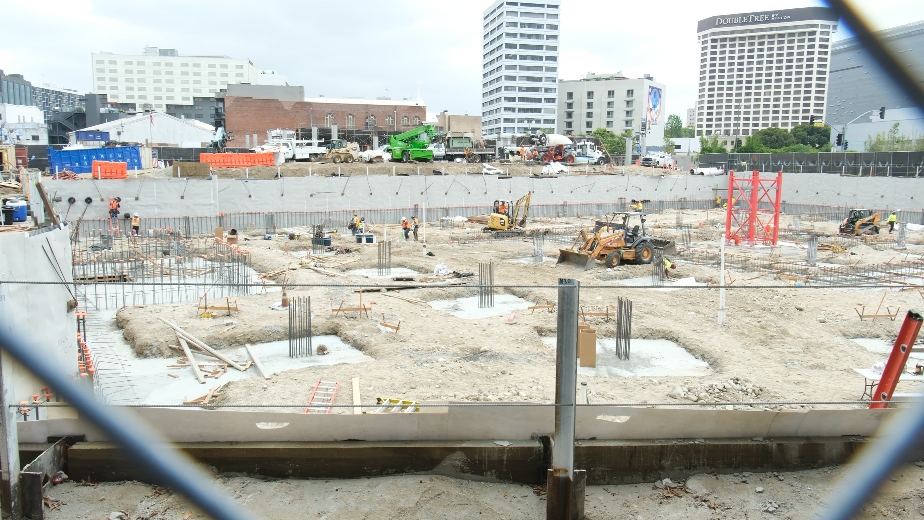 First Street North project under construction