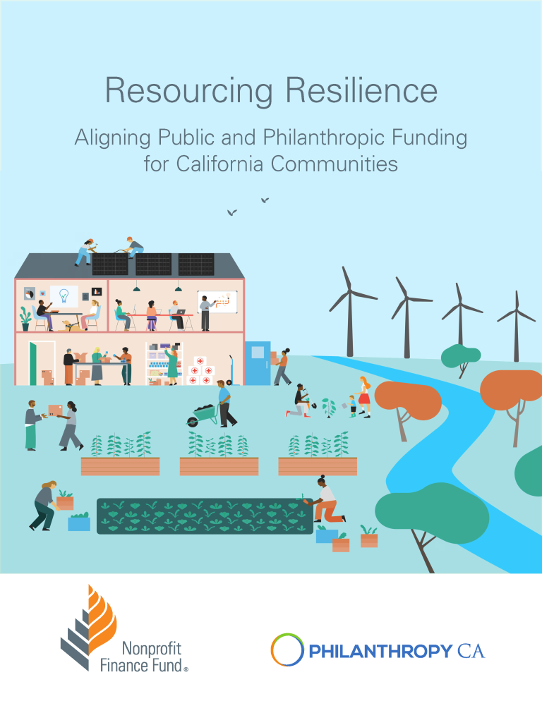 The cover of the Resourcing Resilience report.